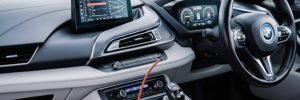 Car stereo installation in Manchester on a premium car.