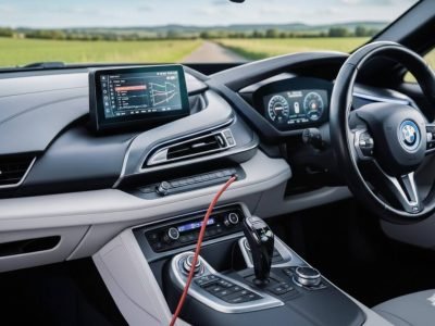 Car stereo installation in Manchester on a premium car.